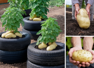 Grow Giant Potatoes in Tires!